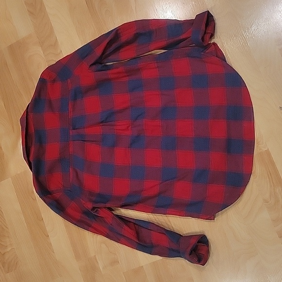 So 100% cotton plaid button down shirt size M - Picture 6 of 7